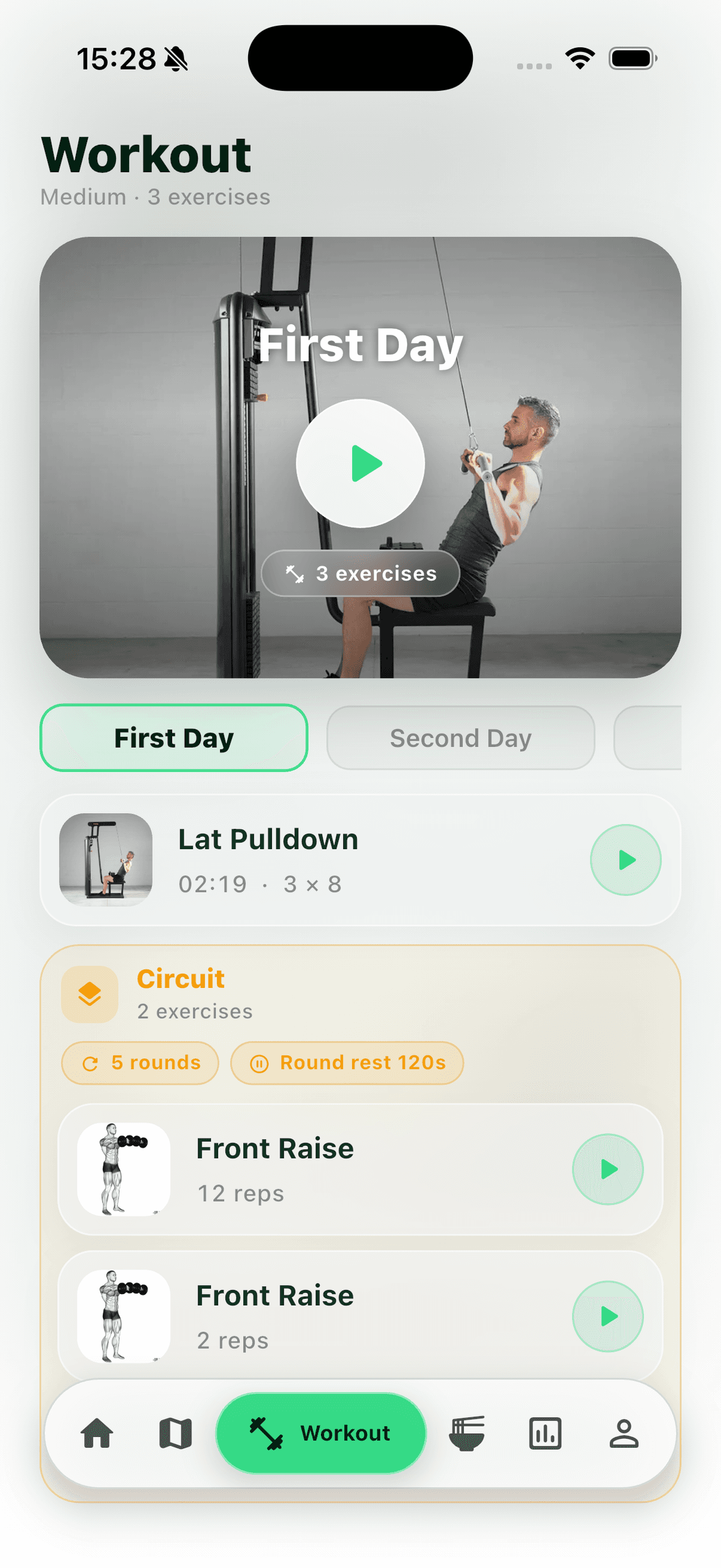 Interactive Workout Management